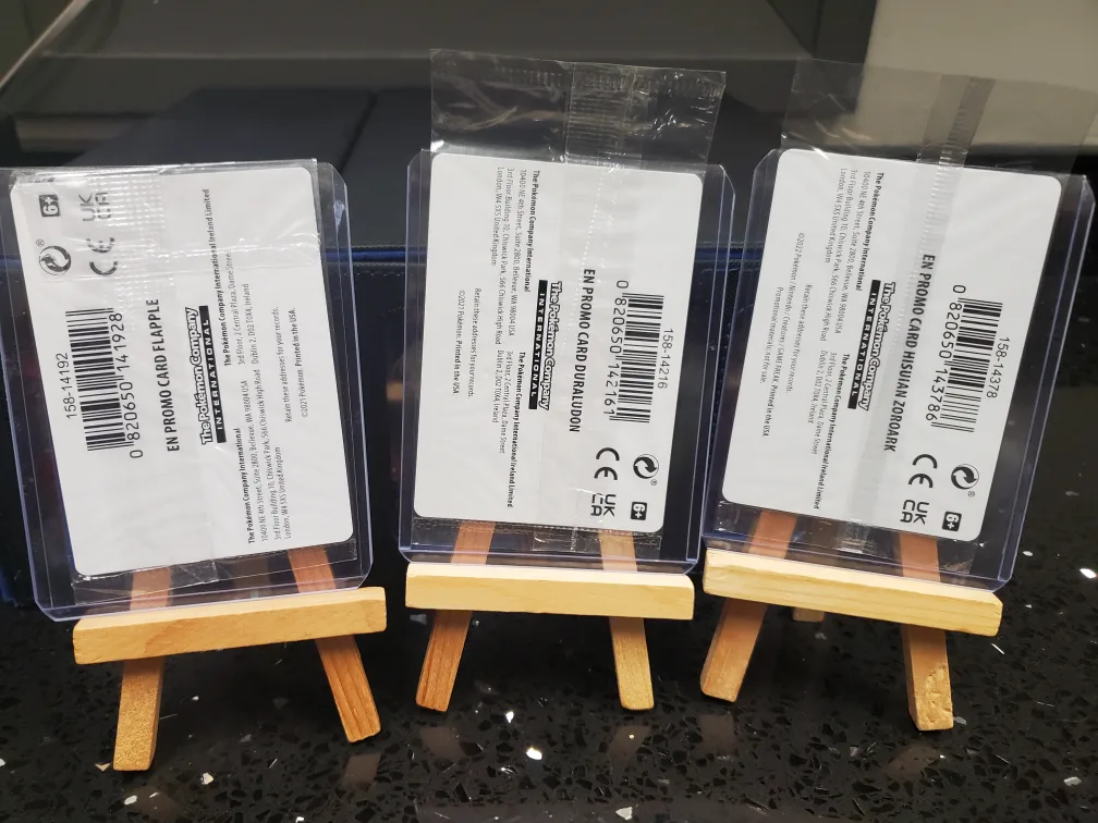 Pokemon Promo Cards - Flapple, Duraludon, Hisuian Zoroark Stamp image indicator(2)