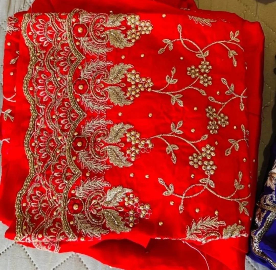 Red Embroidered Shalwar Kameez Suit thumbnail