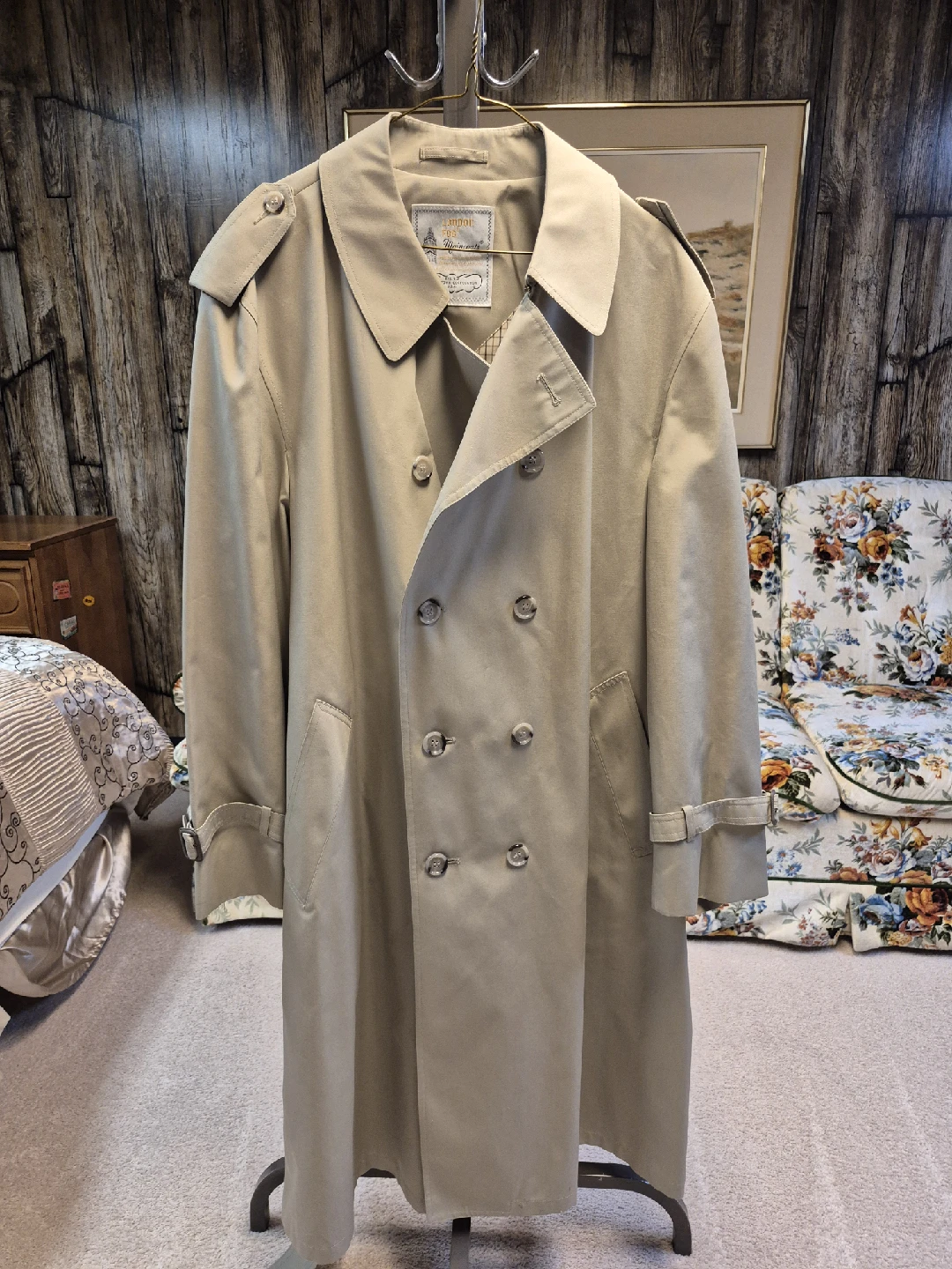 London Fog Trench Coat - Size 42