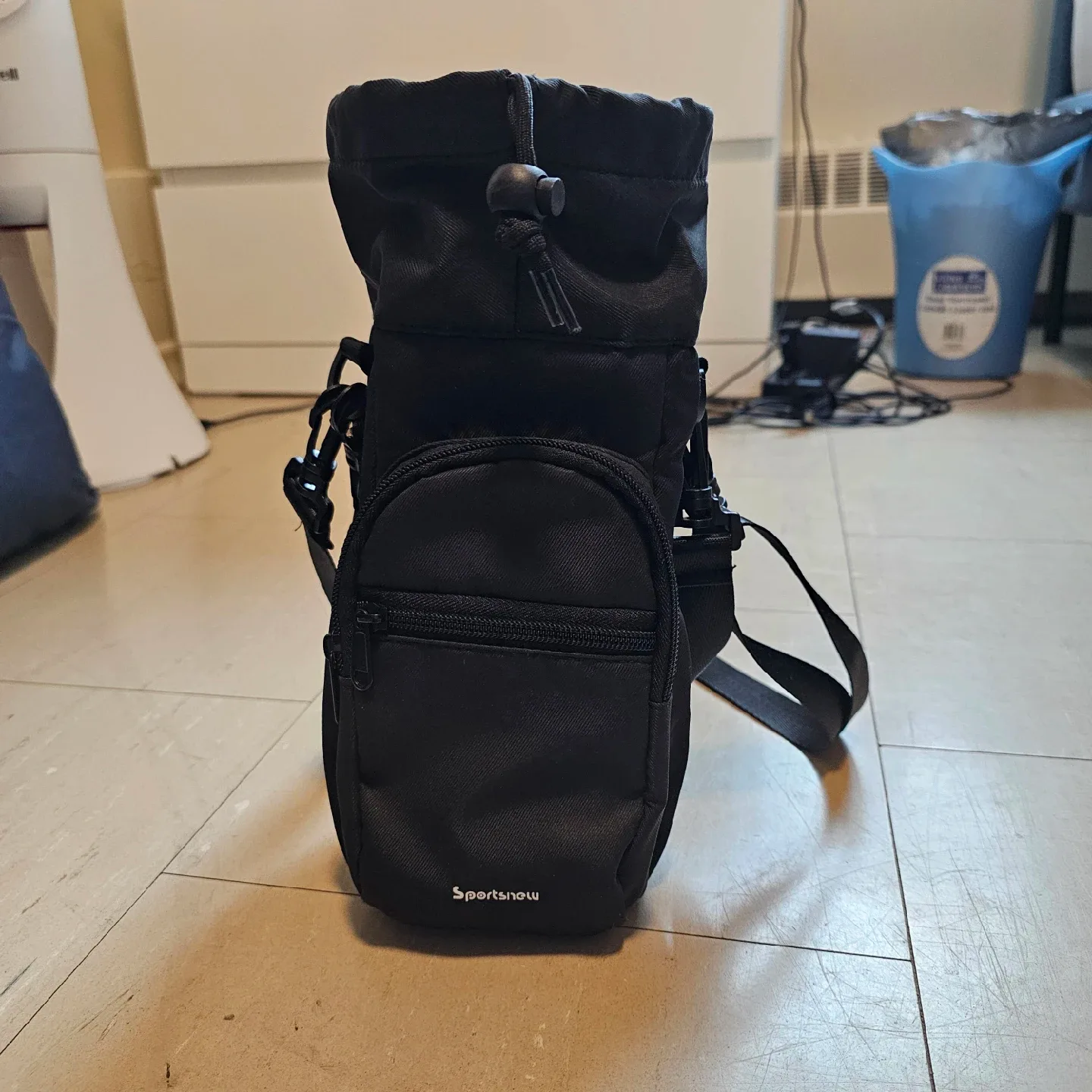 Water Bottle Carrier Shoulder Bag