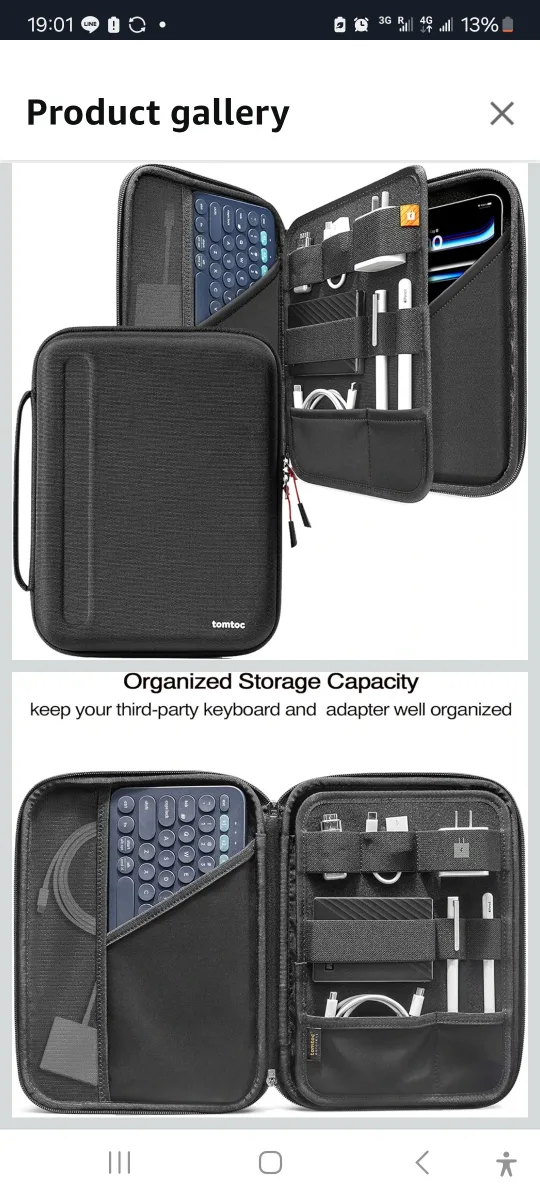 tomtoc iPad Pro 11/Air 5/4 Gen Keyboard Case - Avocado image indicator(4)