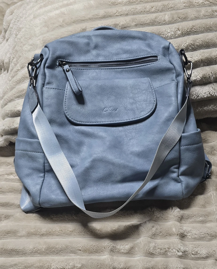 Ciara Convertible Backpack - Blue