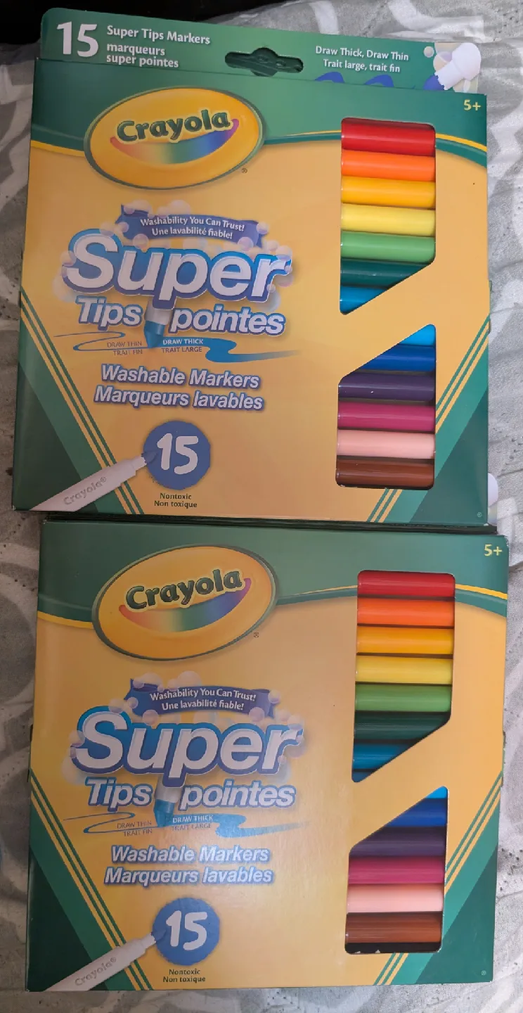 Crayola Super Tips Markers - 15 pack $3 ea or both for $5 thumbnail