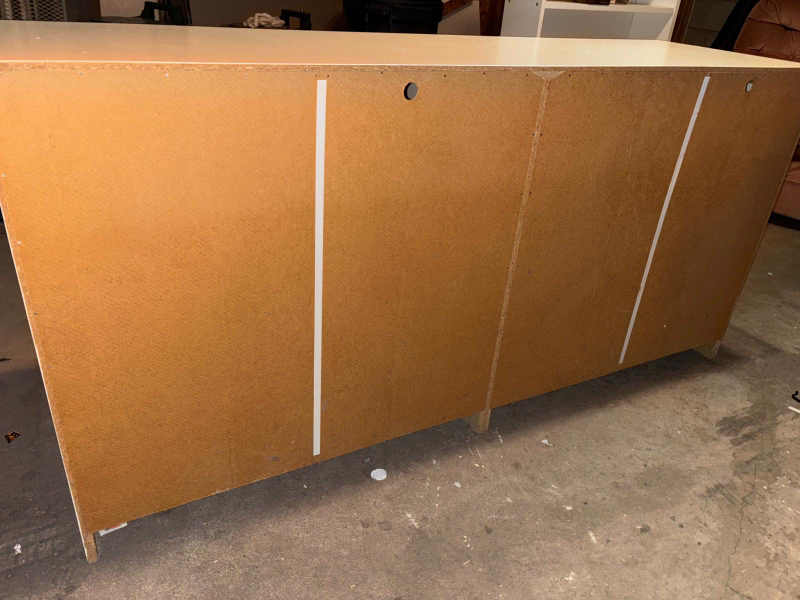 White 6-Drawer Dresser - photo 2