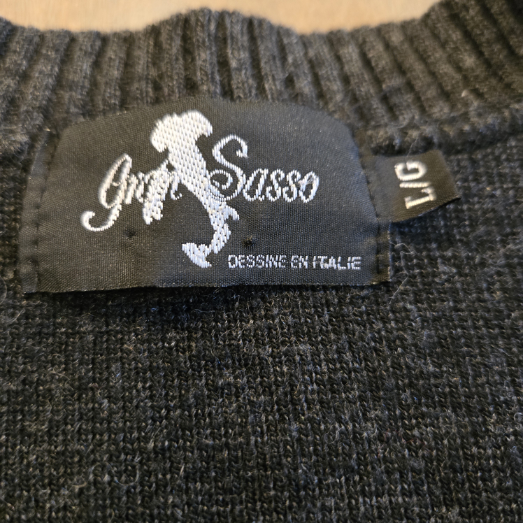 Gran Sasso Argyle Sweater - Mens Large - photo 2