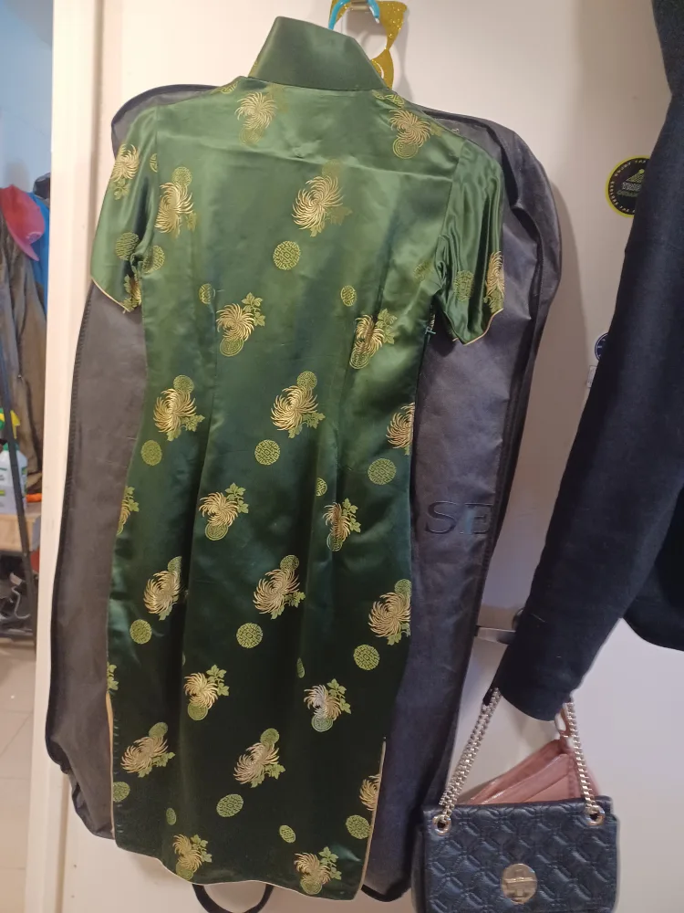 Green Cheongsam Dress image indicator(2)