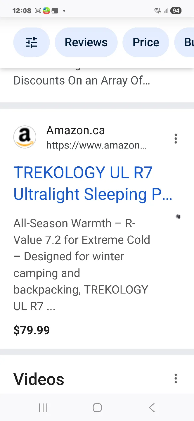 Trekology UL R7 Ultralight Sleeping Pad image indicator(3)
