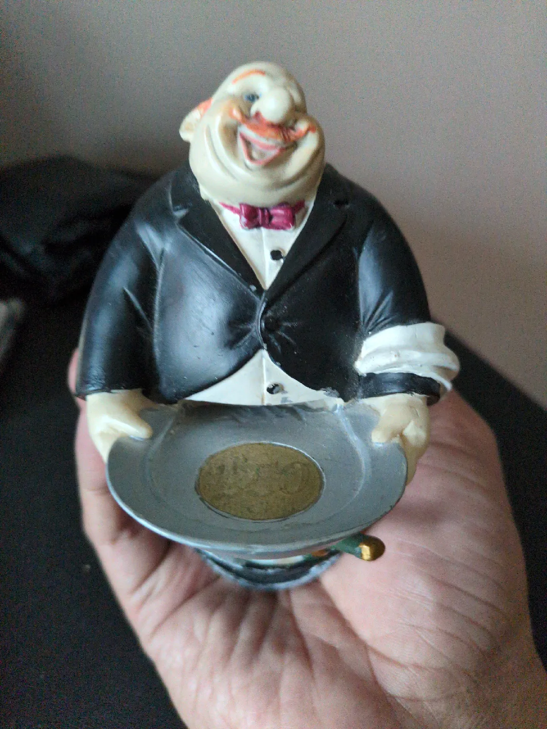 Clown Butler Figurine coin bank thumbnail
