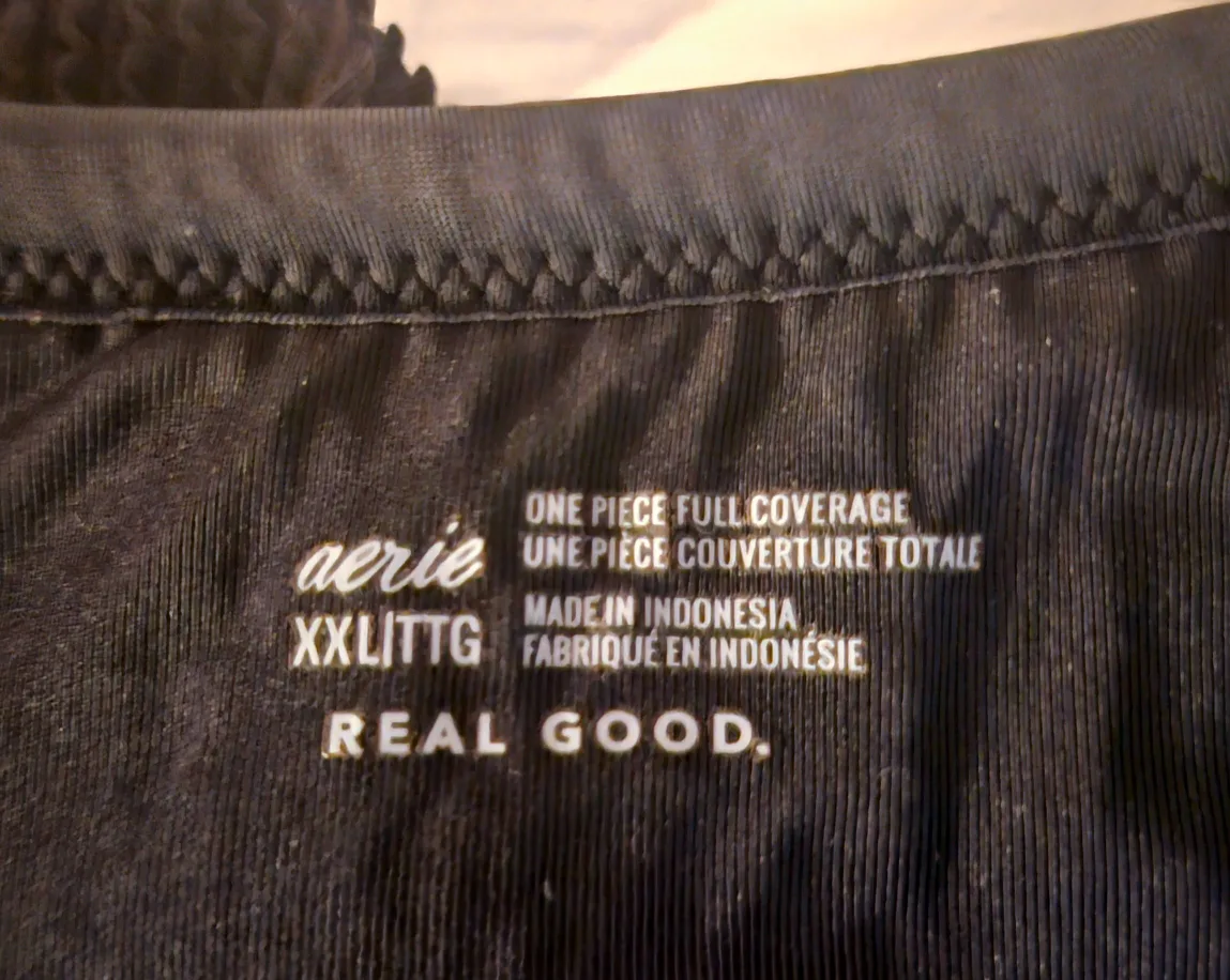 New Aerie Black One Piece Swimsuit image indicator(4)