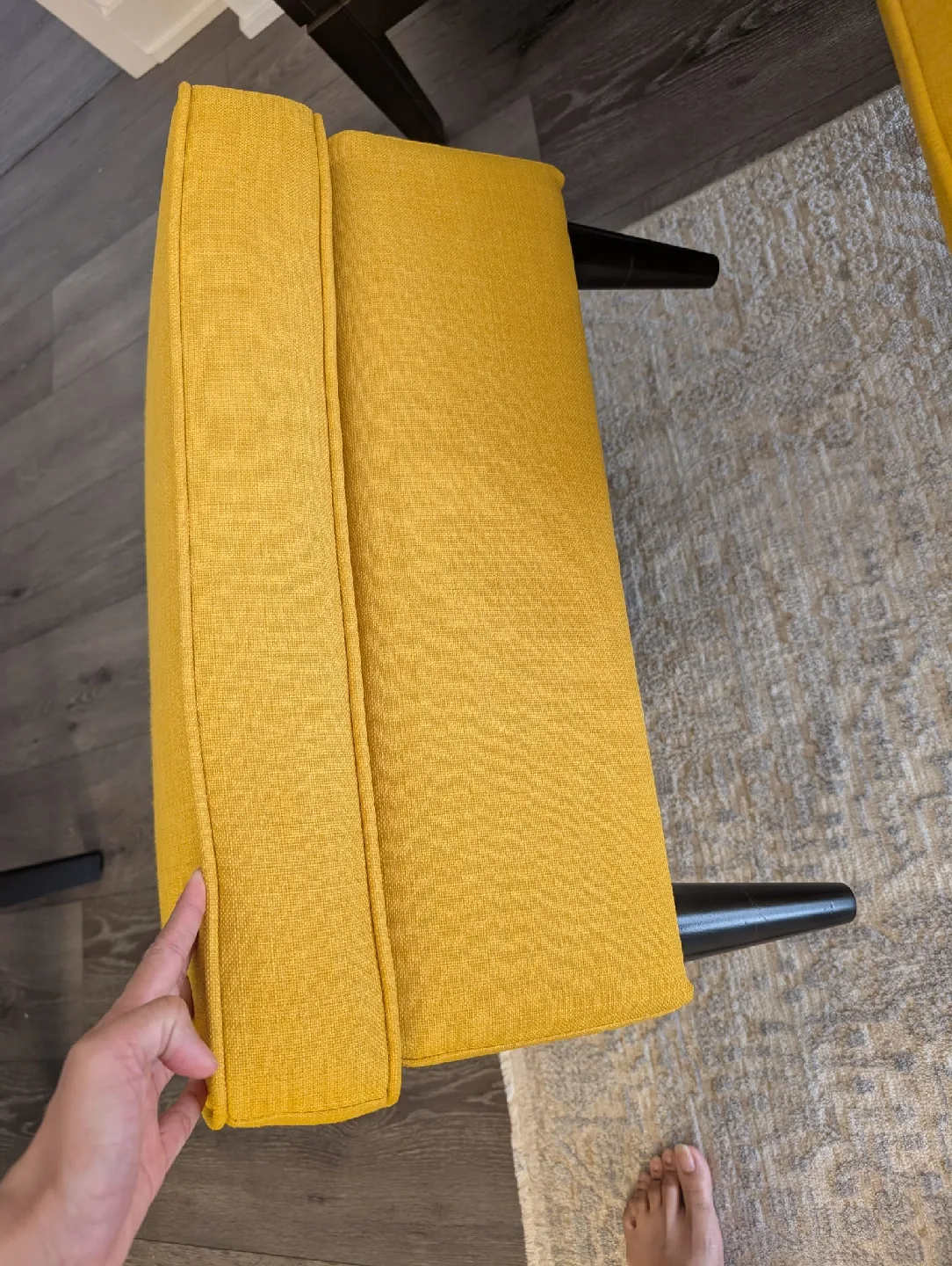 Yellow Ottomans - Pair image indicator(2)