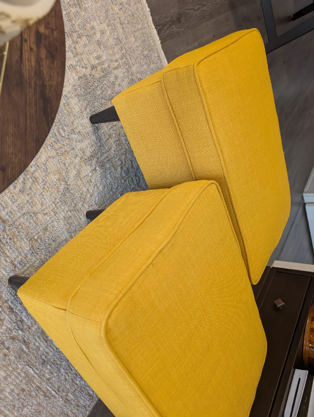 Yellow Ottomans - Pair image indicator(4)