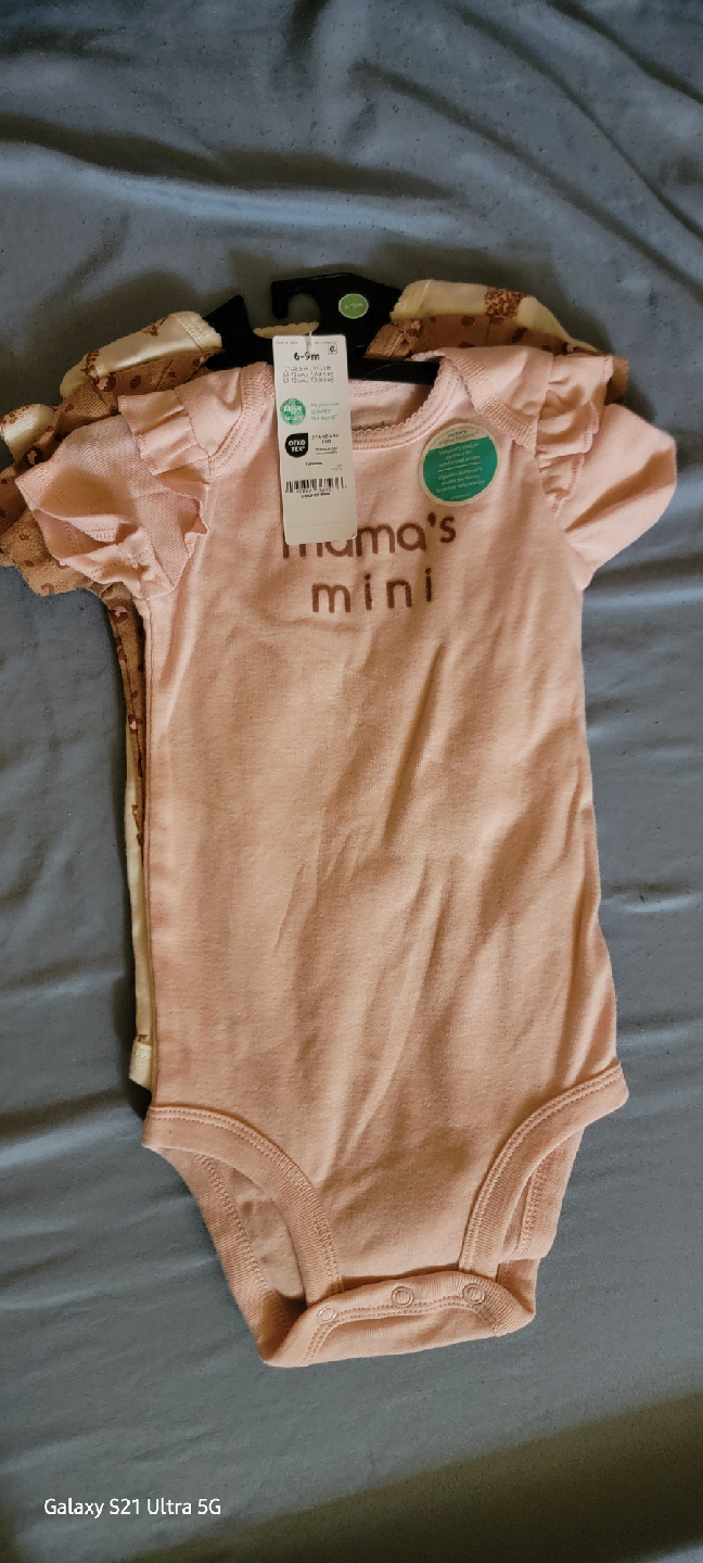 Baby Bodysuits 6-9 Months (3-pack) - photo 3