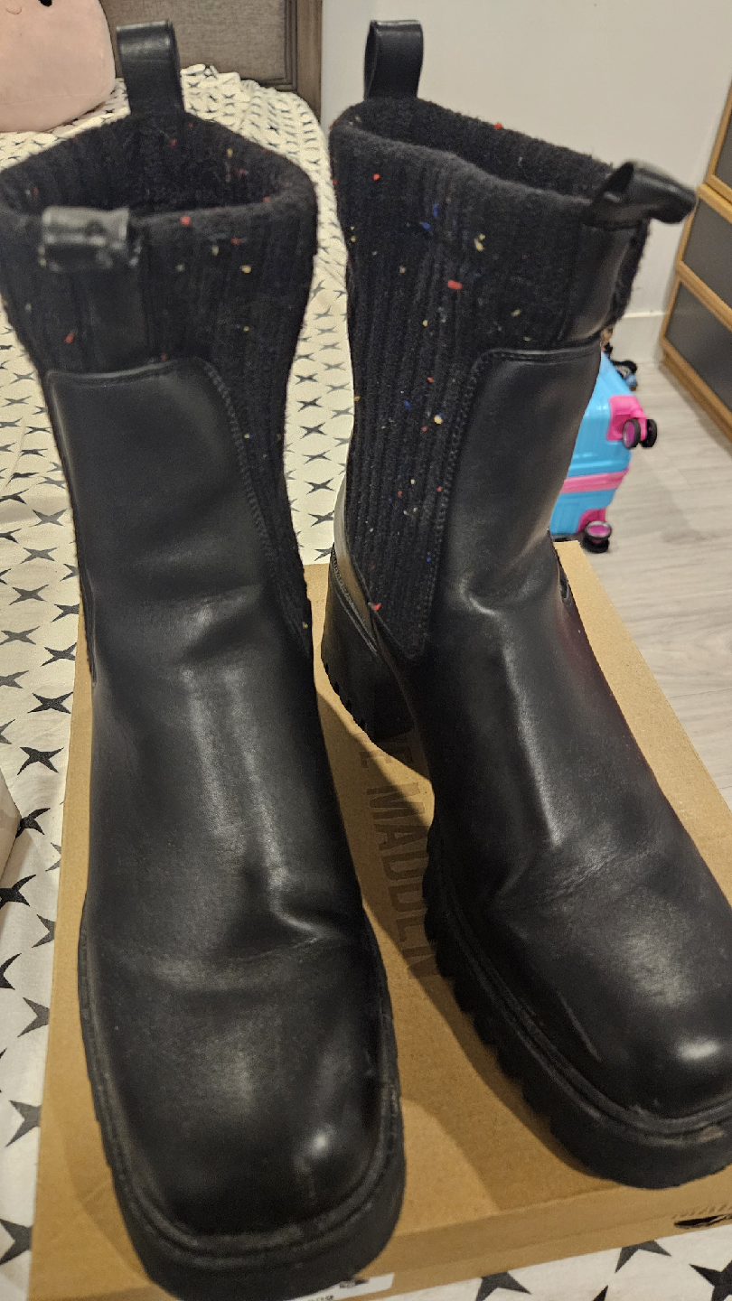 Steve Madden Gemmini Black Boots - Size 10 - photo 3