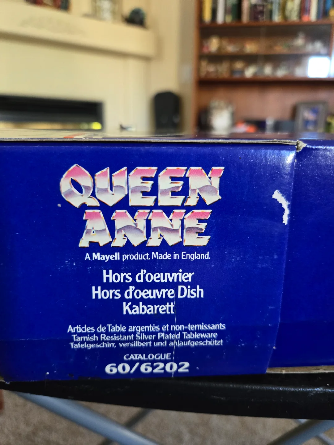 Vintage Queen Anne Silver Plated Hors d'oeuvre Dish image indicator(4)