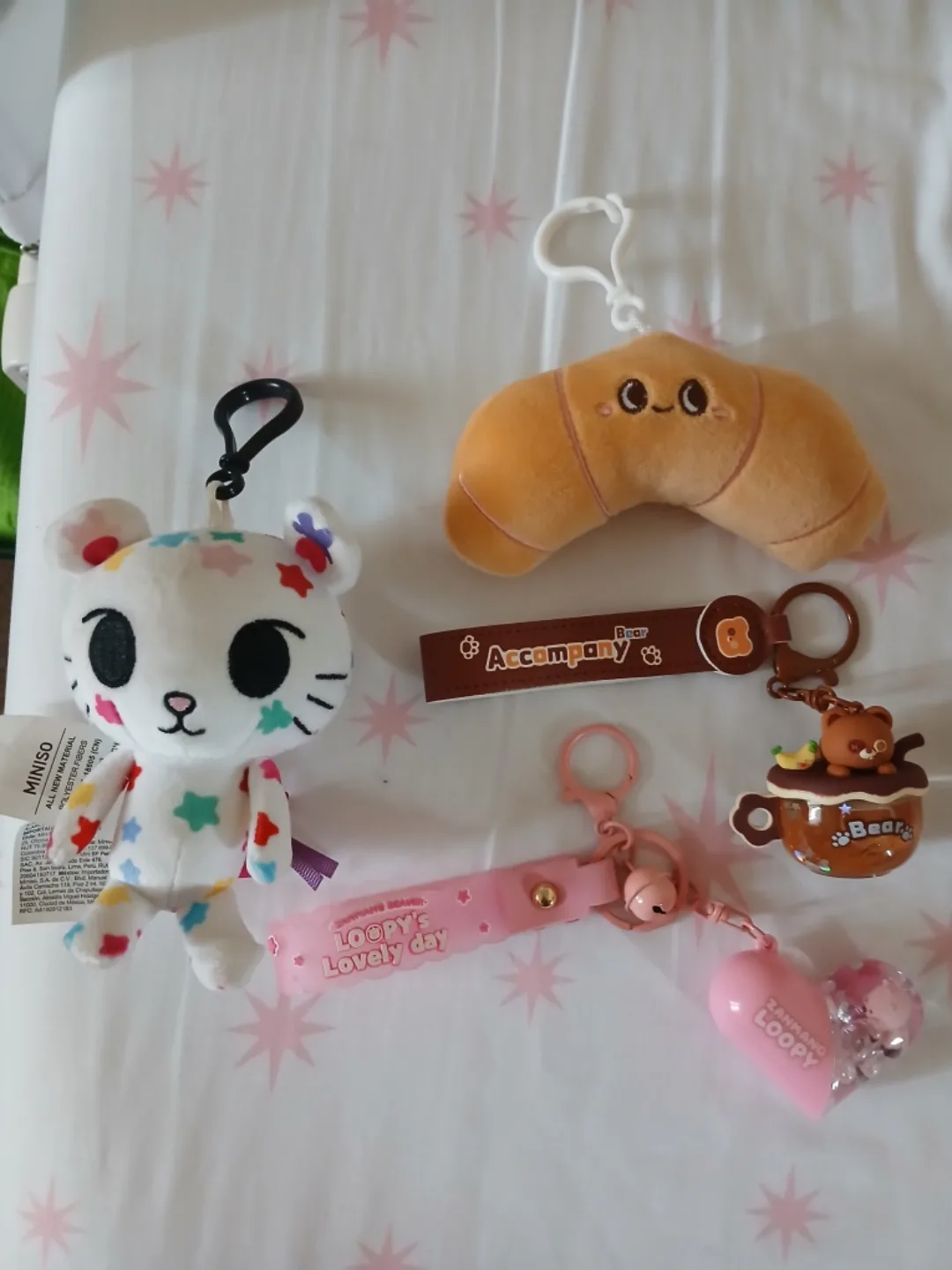 Miniso Plush Keychains - New