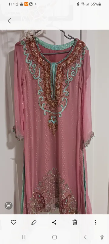 Embroidered Pink Salwar Kameez3 piece image indicator(2)