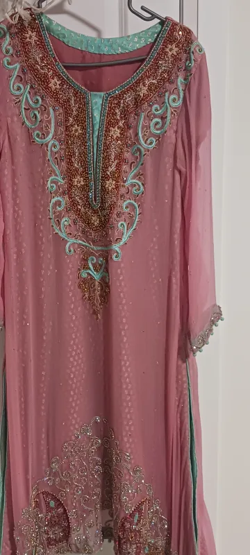 Embroidered Pink Salwar Kameez3 piece image indicator(8)