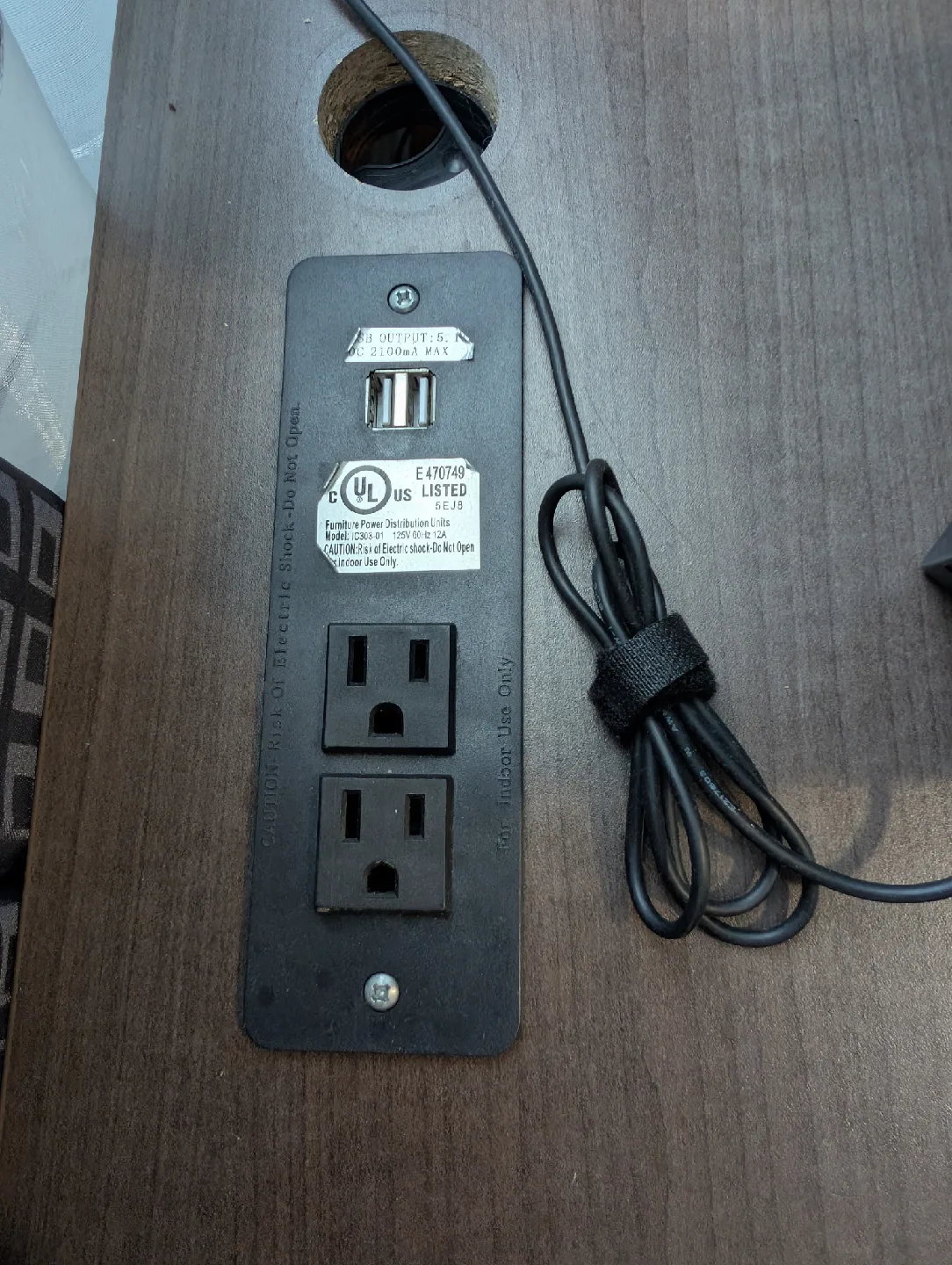 Heavy Duty Adjustable Height Standing Desk, Brown, 48"x24" image indicator(8)