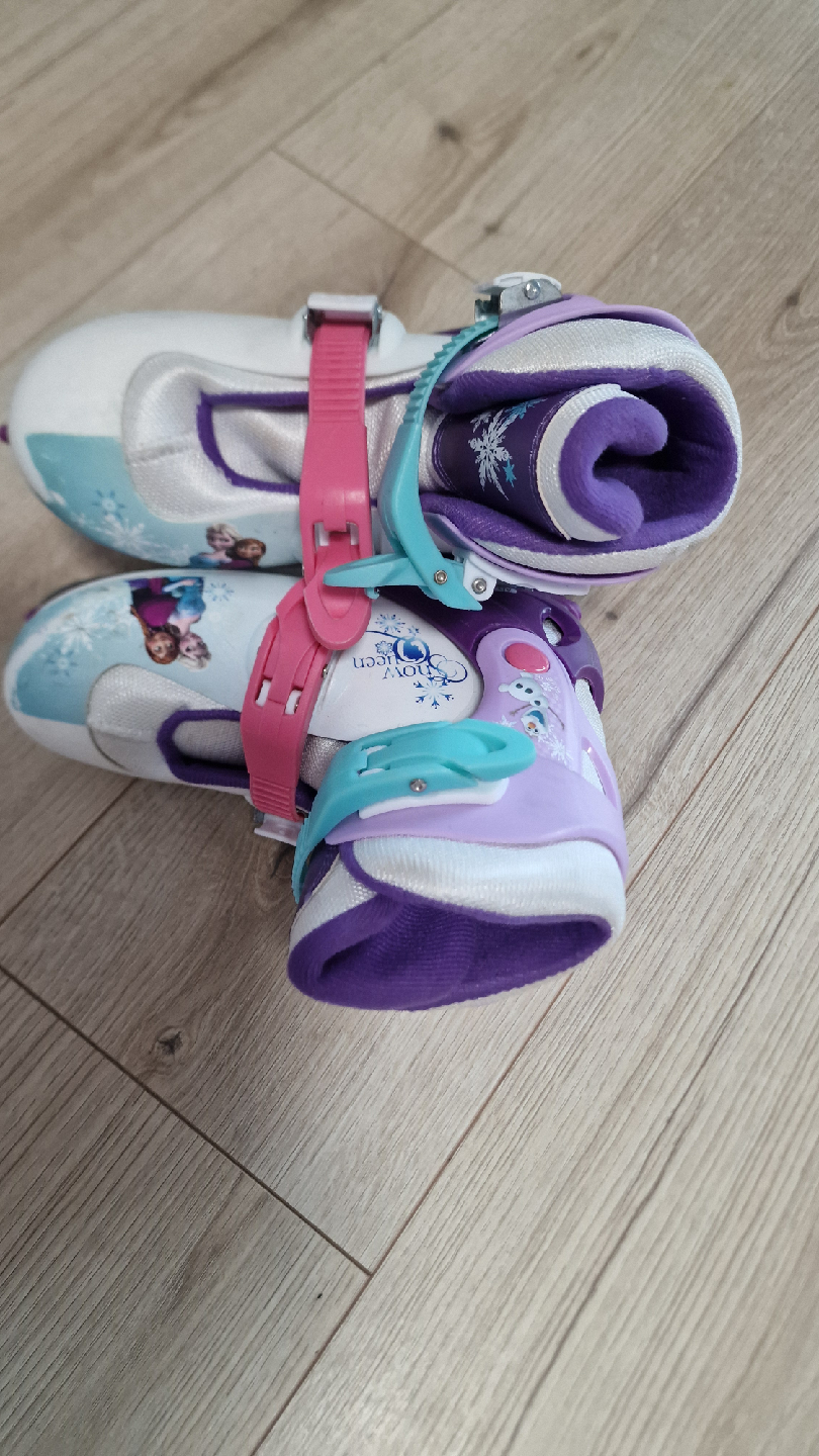 Disney Frozen Ice Skates - Size Y12 to 2 with helmet - photo 3