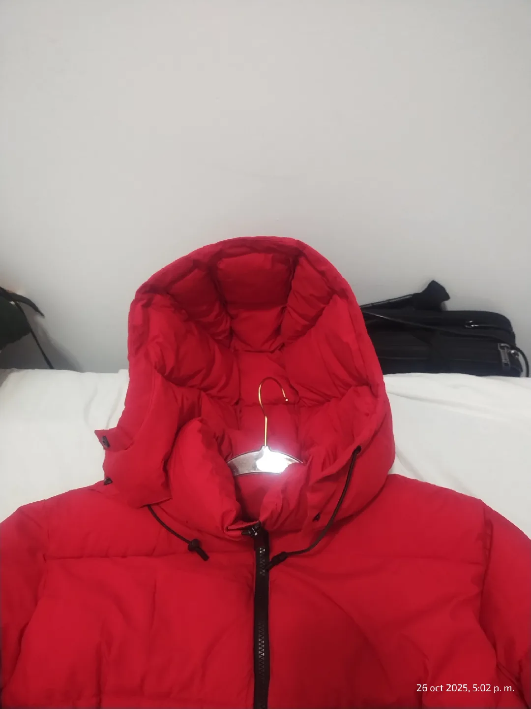 BCBG Paris Red Puffer Jacket Size 2X image indicator(5)