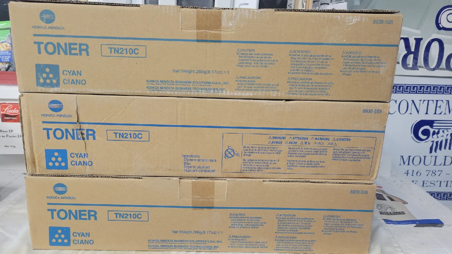 Konica Minolta TN210C Cyan Toner Cartridge