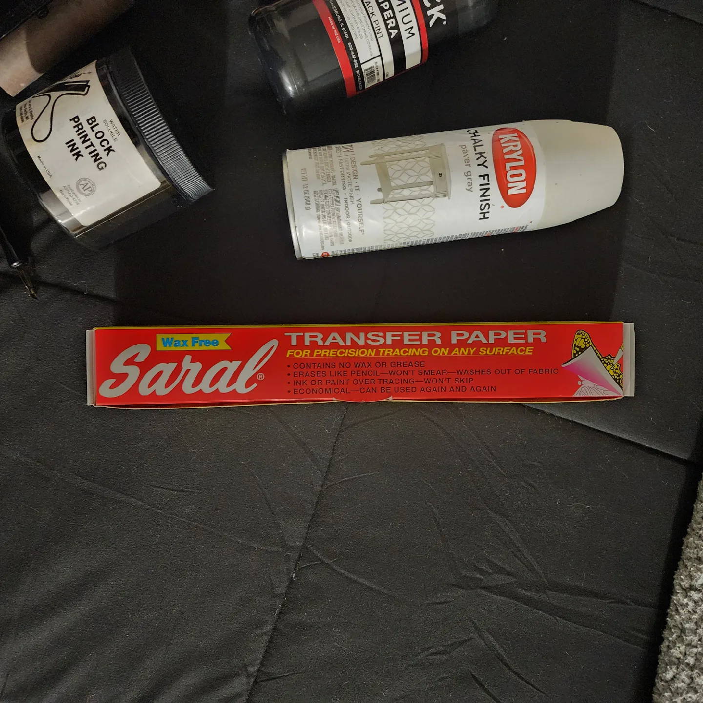 Art Supplies: Ink, Paint, Pencils, Transfer Paper image indicator(6)