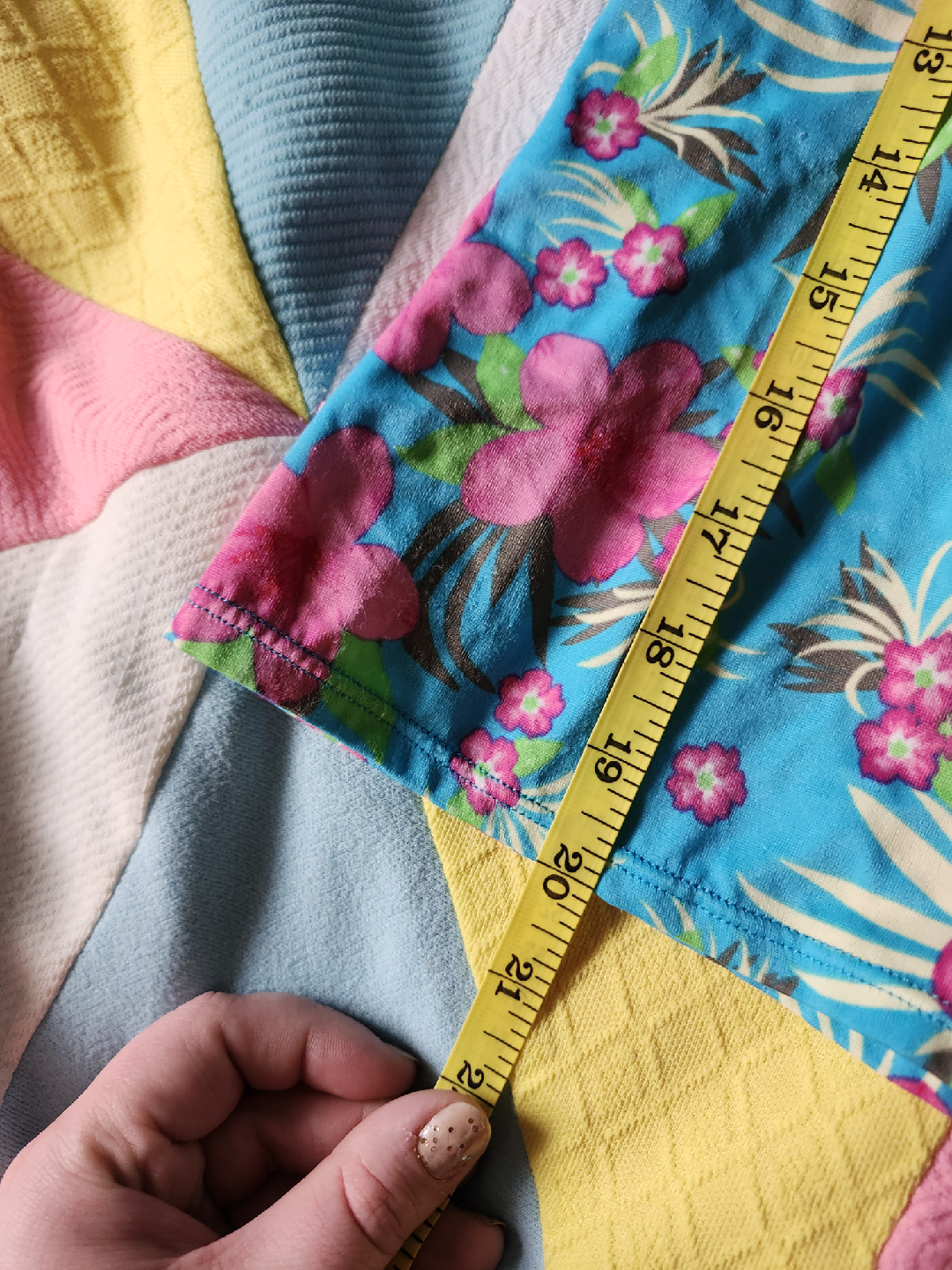 🧡 blue and pink floral tankini top - photo 5
