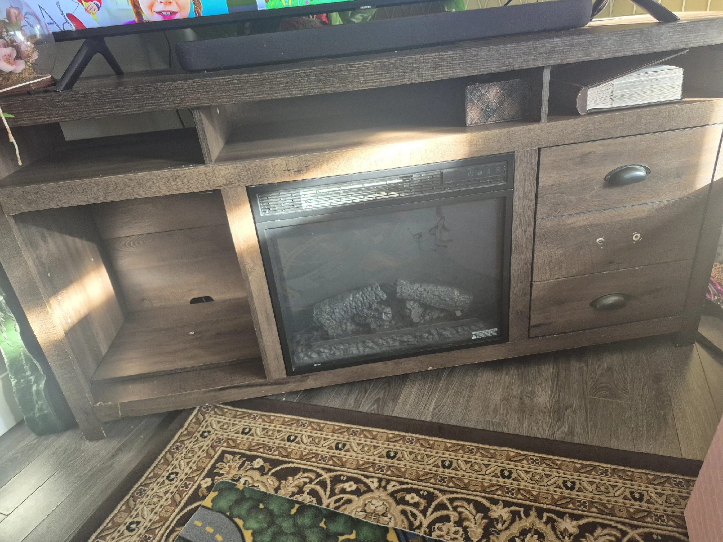 Fireplace TV Stand - photo 2