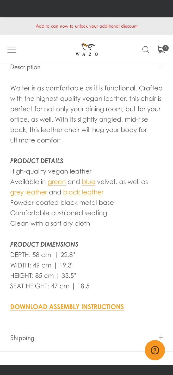 Four Brand New Brown Vegan Leather Chairs image indicator(5)