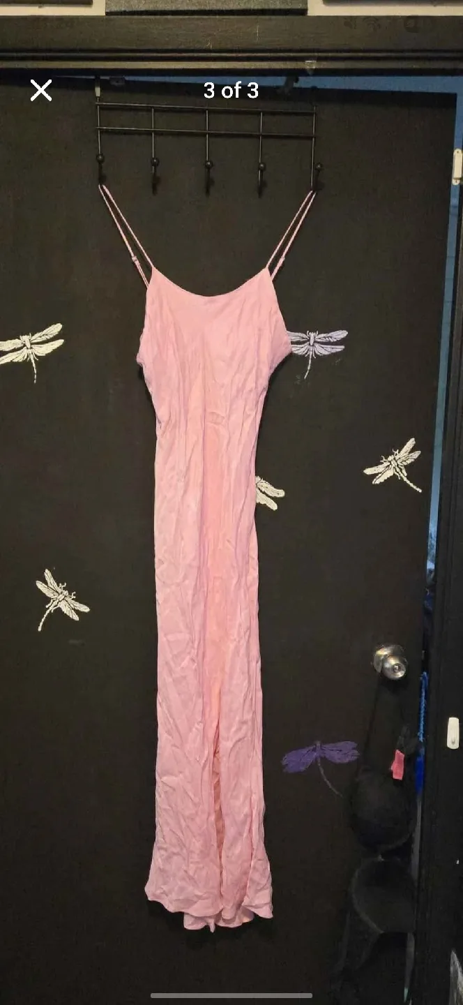 Zara Pink Slip Dress - Size S image indicator(2)