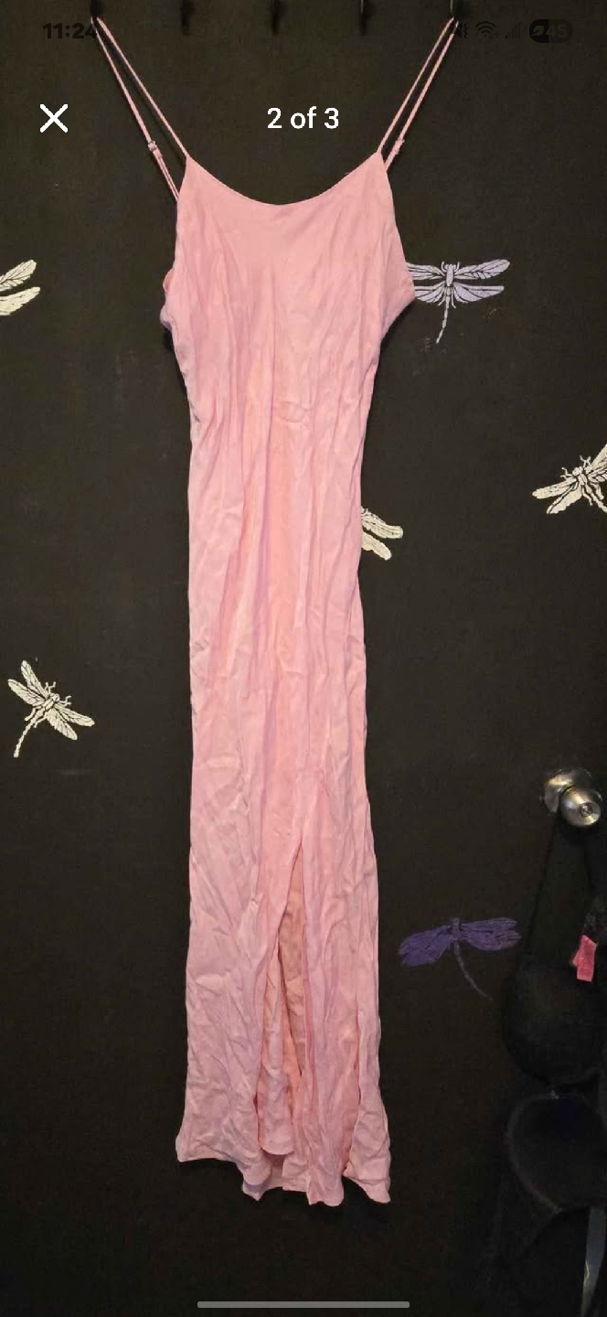 Zara Pink Slip Dress - Size S - photo 3