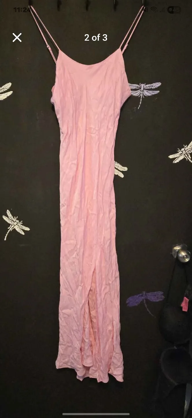 Zara Pink Slip Dress - Size S image indicator(3)