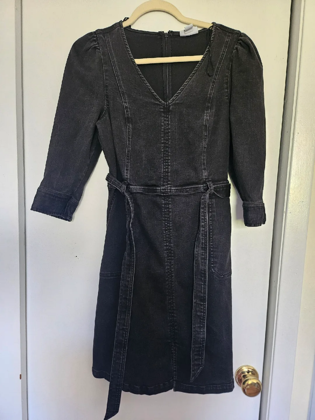Liz Claiborne Black Denim Dress - Size 6 thumbnail