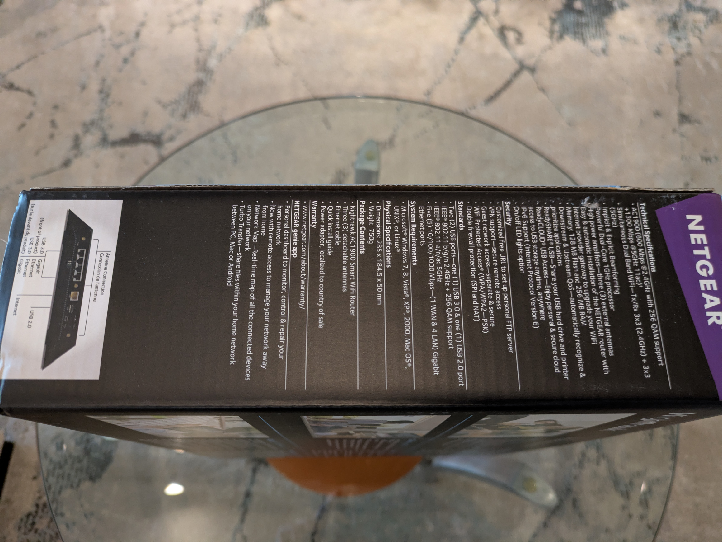 Netgear Nighthawk AC1900 Smart WiFi Router (R7000) - photo 4