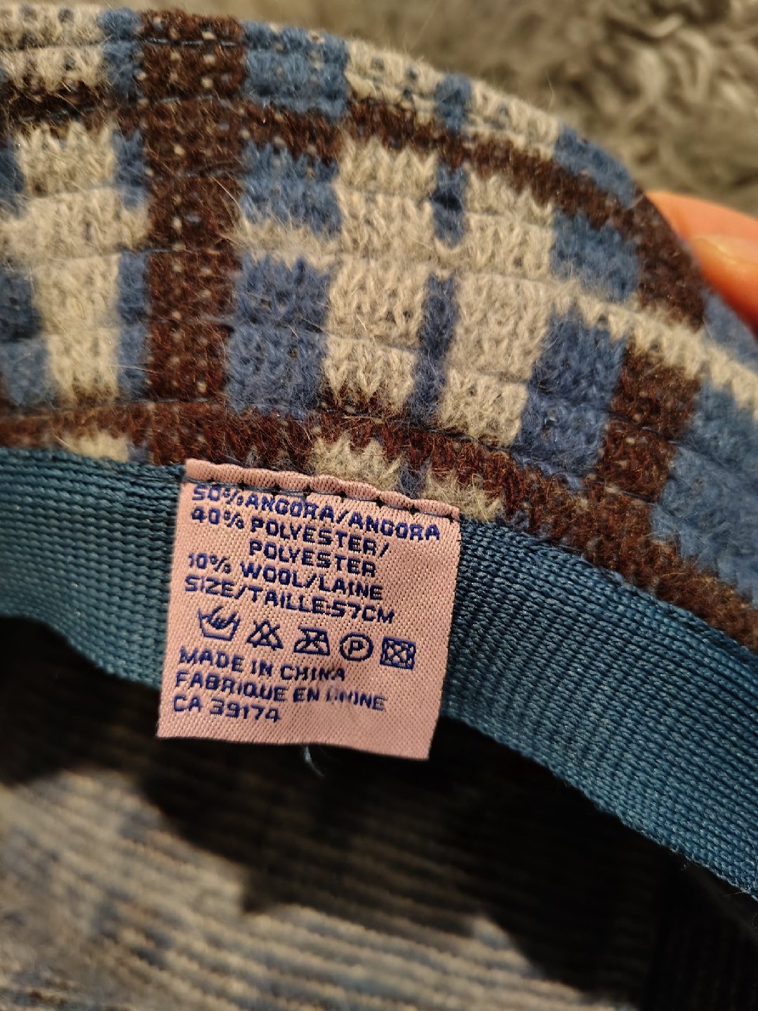 Angora fur and wool Bucket Hat - photo 4