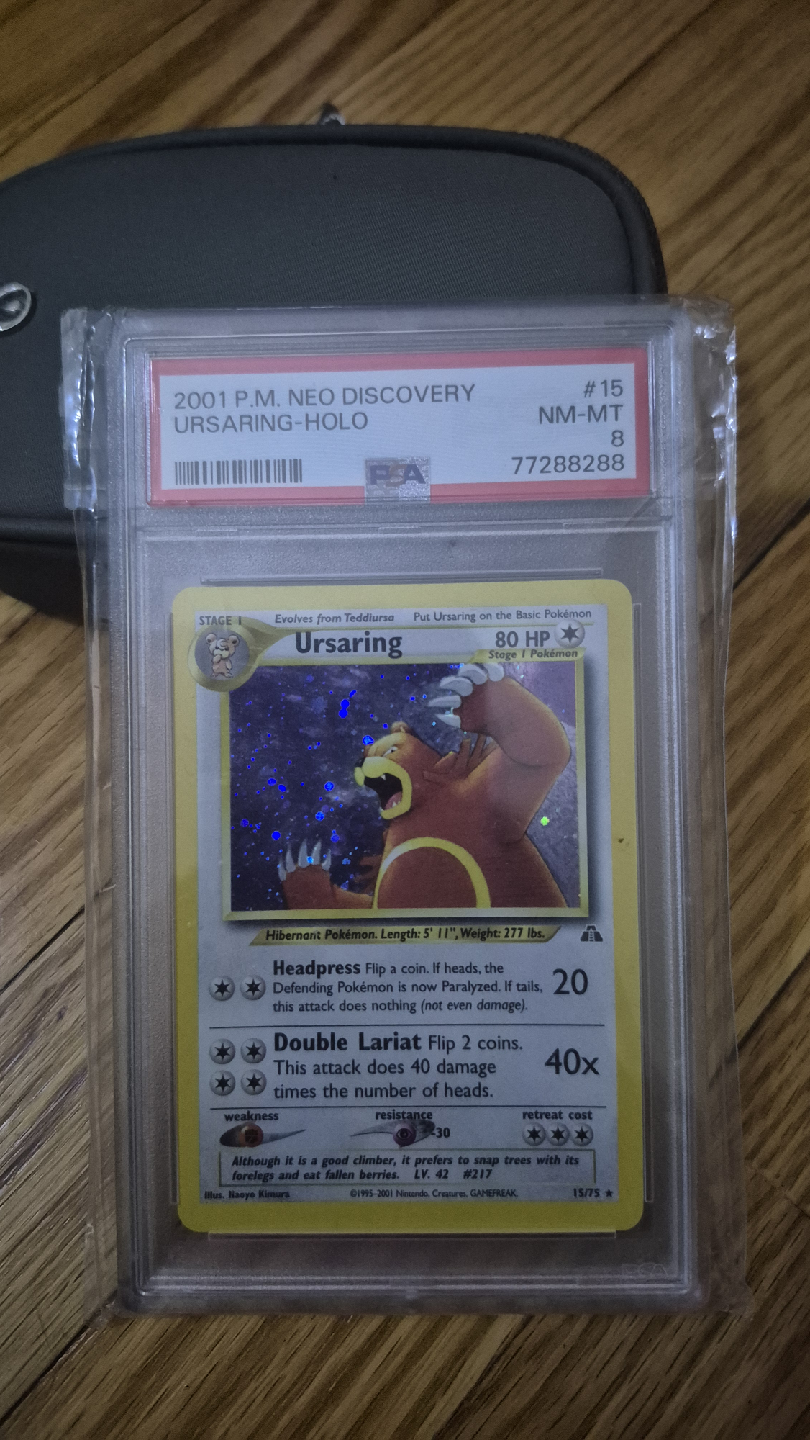 PSA Graded Ursaring Pokemon Card