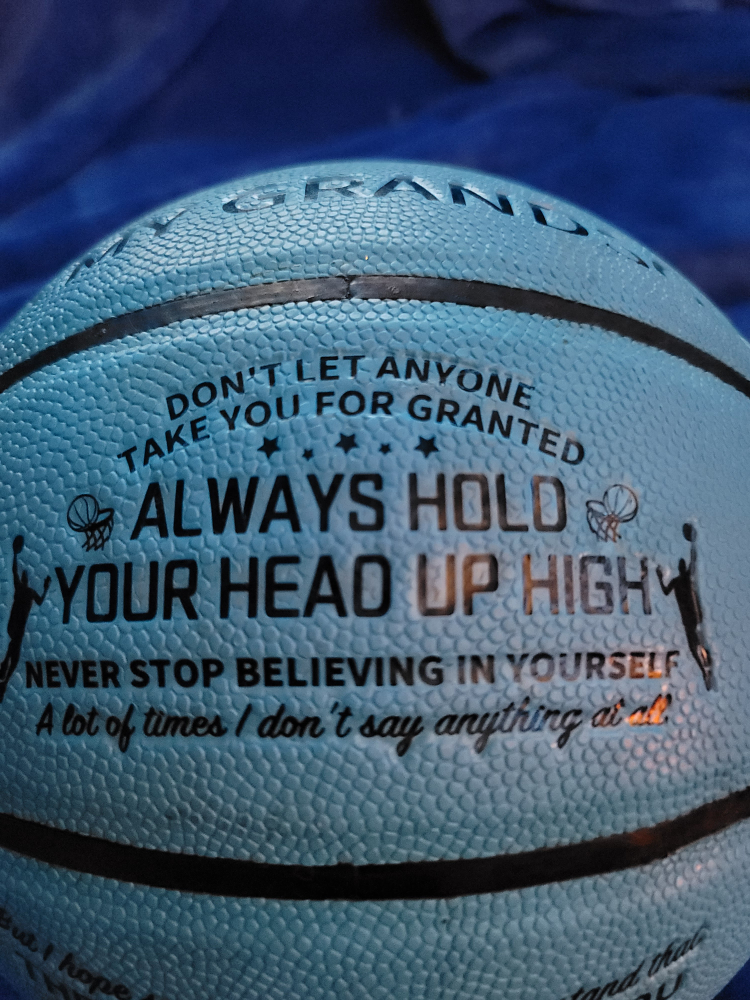 Light Blue Basketball - To My Grandson - photo 3