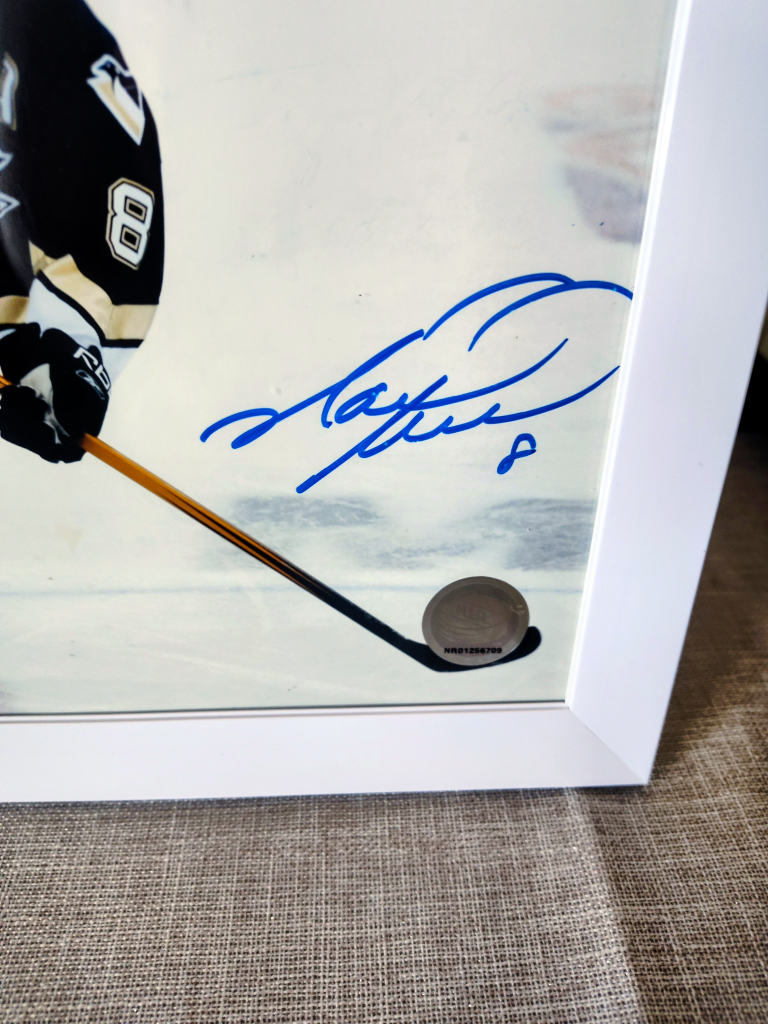 Framed Mark Recchi Autographed Pittsburgh Penguins 8x10 - photo 2