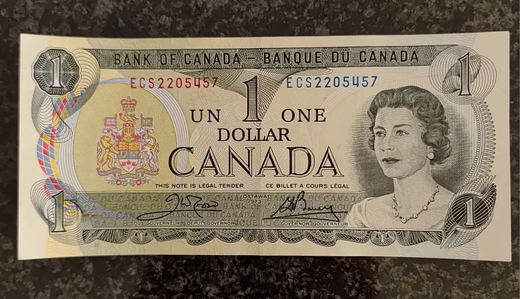 1973 $1 bill thumbnail
