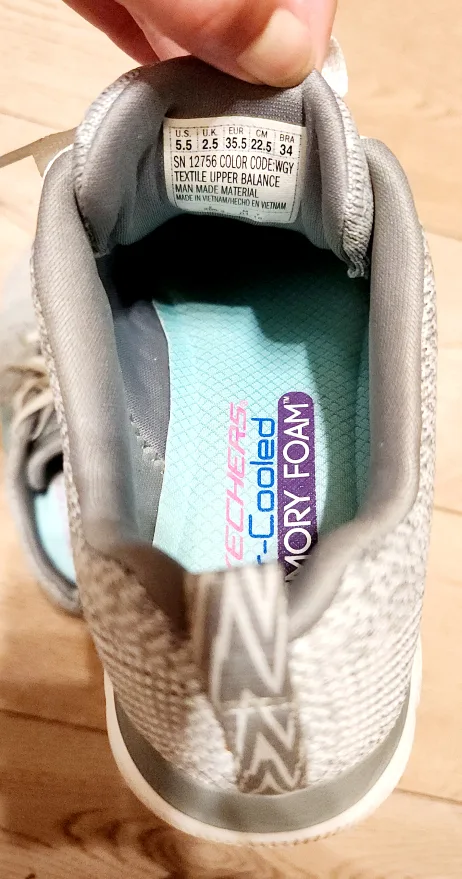 Skechers Air-Cooled Memory Foam Shoes - Size 5.5 image indicator(2)