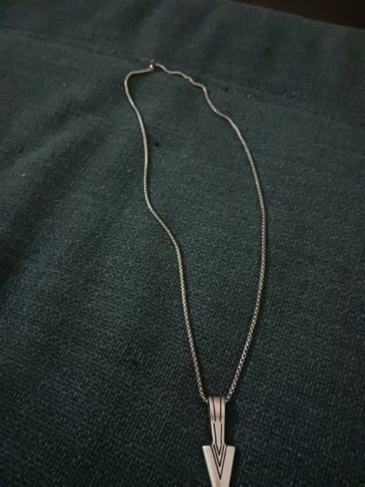 Silver Arrowhead Pendant Necklace - photo 2
