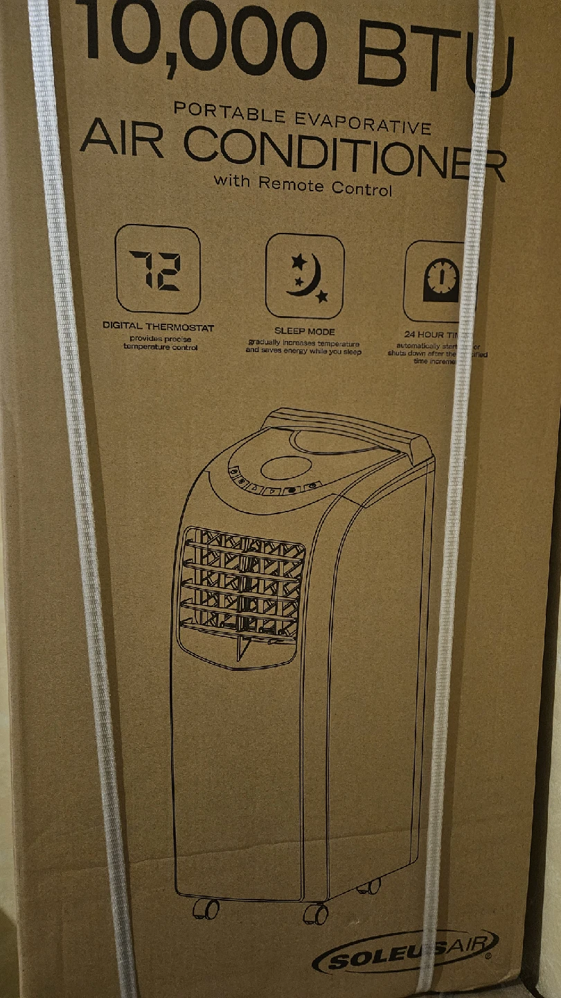 Soleus Air 10,000 BTU Portable Evaporative Air Conditioner - NEW - photo 3