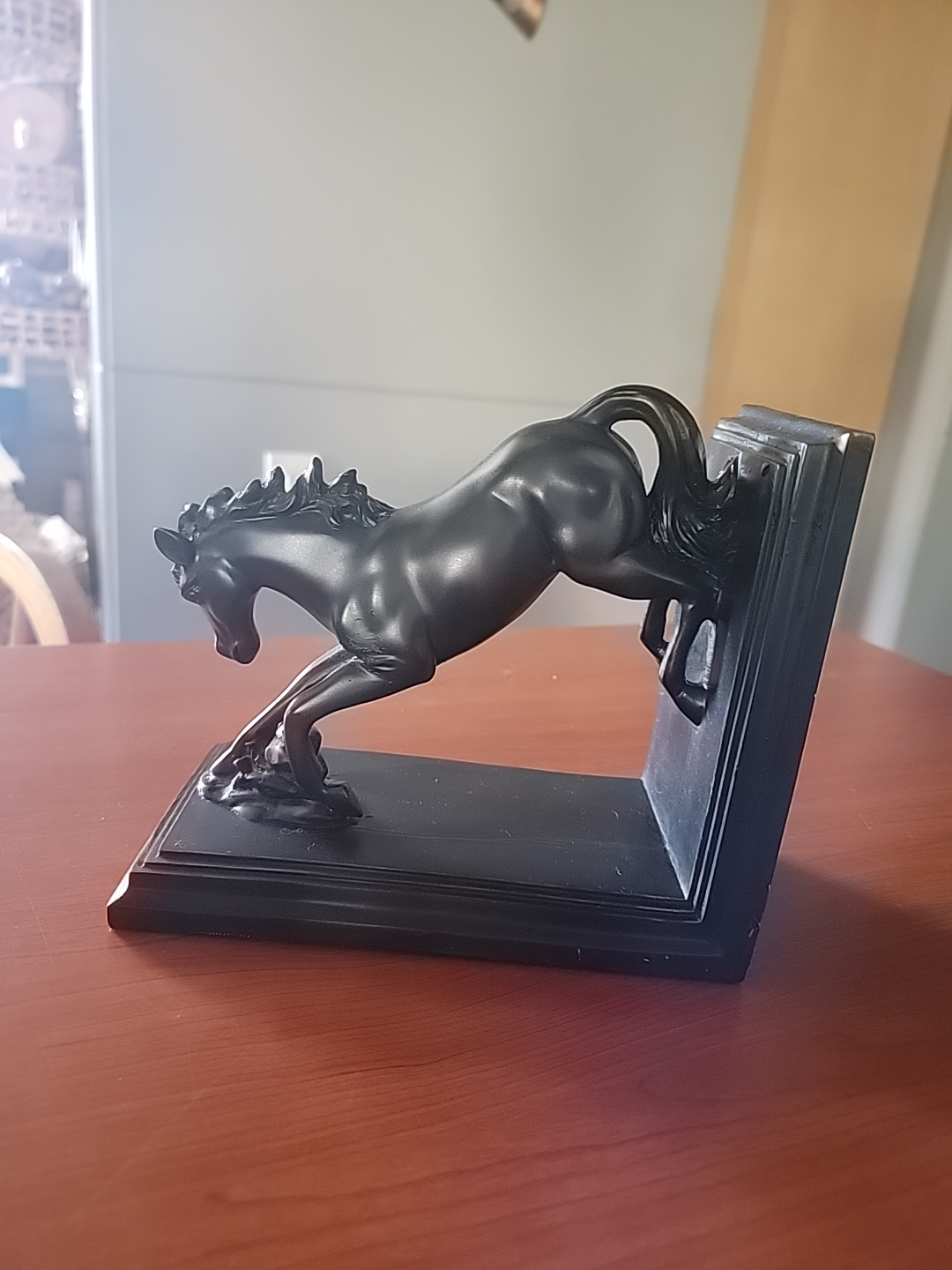 Horse Bookend - Black
