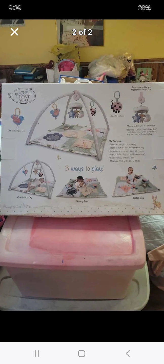 tummy time . baby . Guess How Much I Love You Baby Play Mat image indicator(2)