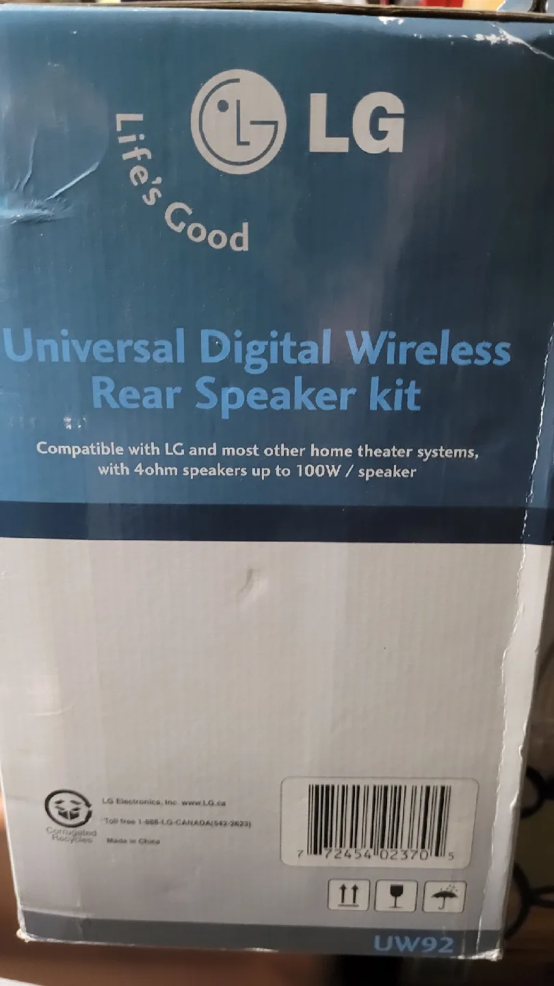 LG Universal Digital Wireless Rear Speaker Kit UW92 image indicator(3)