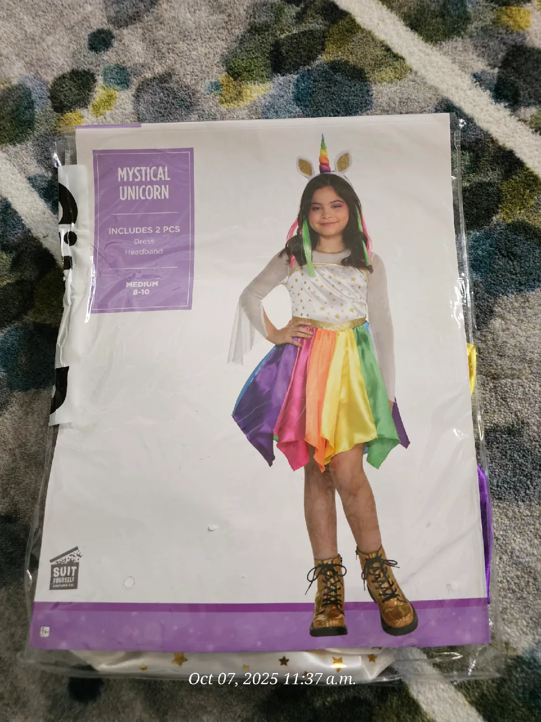 Mystical Unicorn Costume - Size Medium (8-10) image indicator(3)