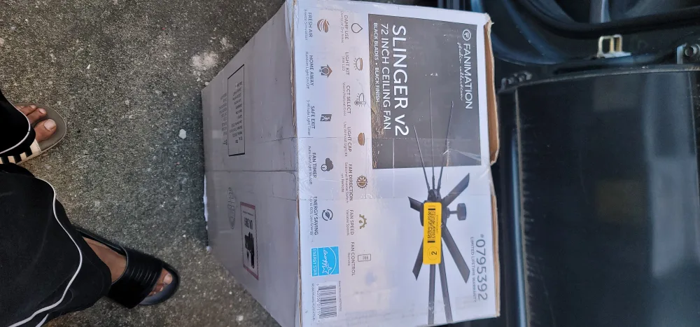 Fanimation Slinger V2 72-Inch Ceiling Fan image indicator(2)