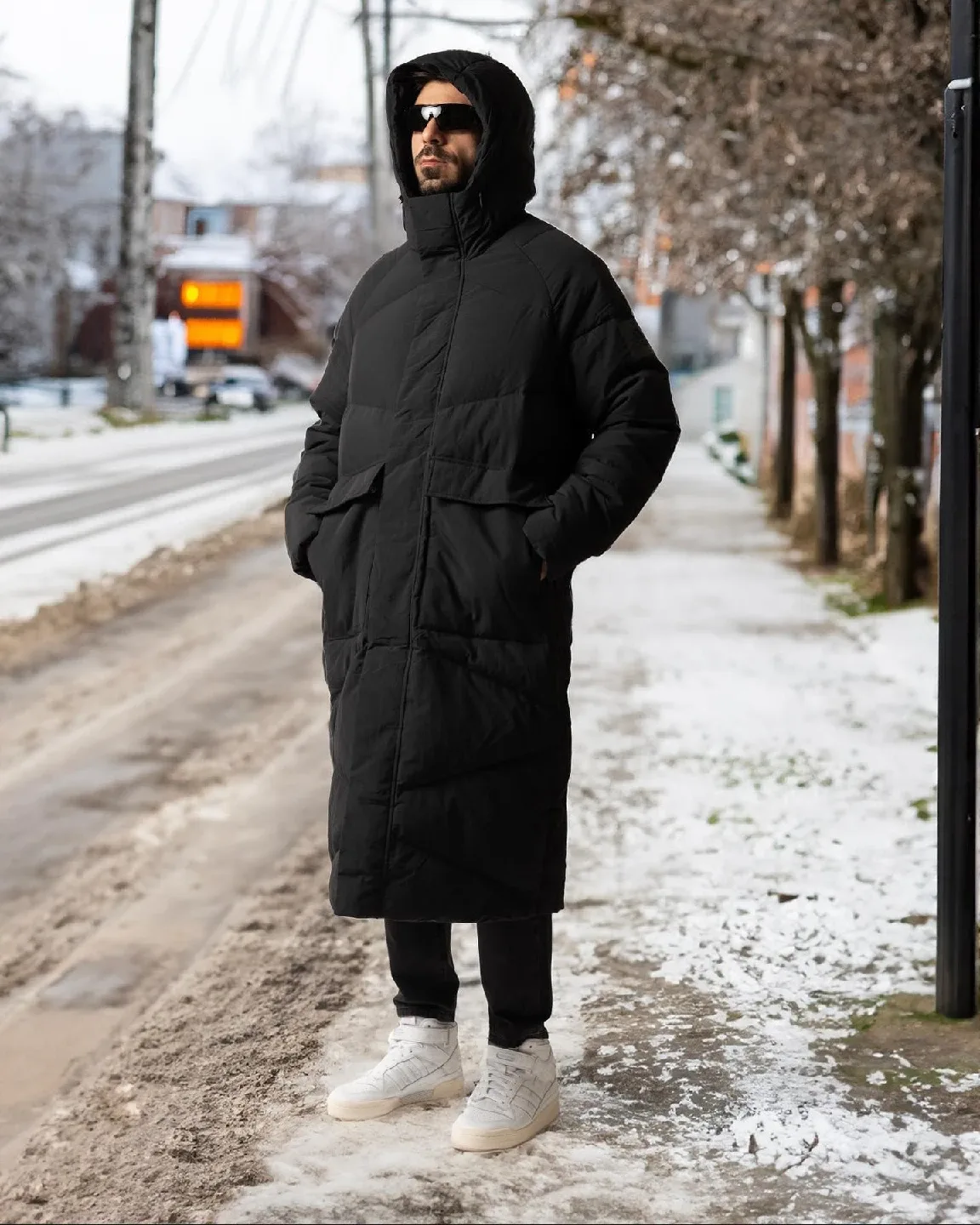 Adidas Padded Down Coat - Black