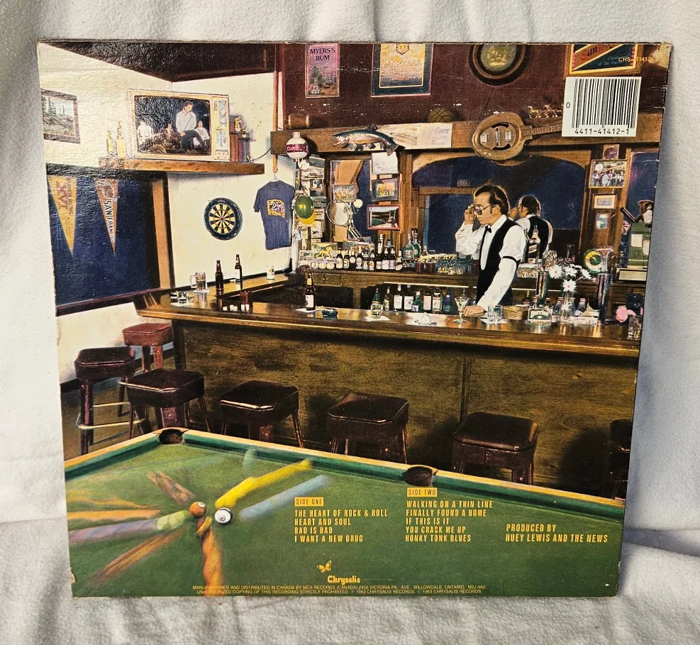 Huey Lewis and The News Sports Original 1983 Vinyl LP image indicator(2)