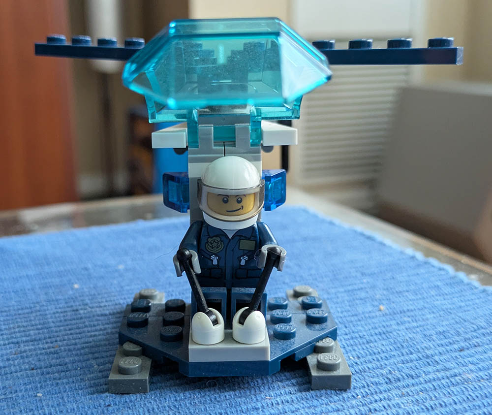 LEGO City Set #30222 - Police Helicopter - LIKE-NEW CONDITION - photo 3